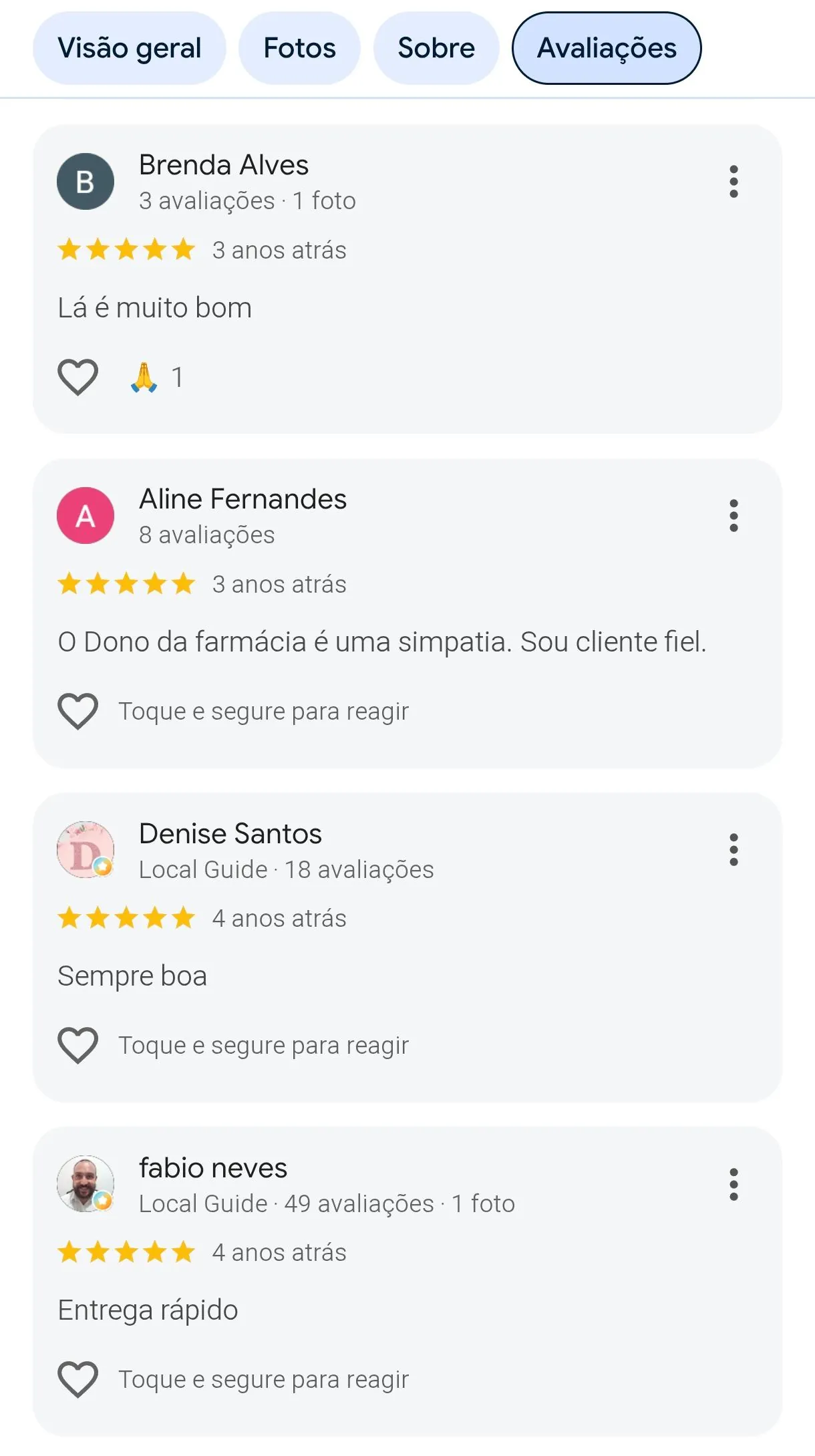 Depoimento cliente 1